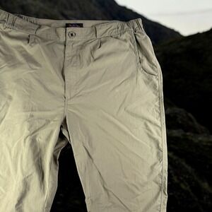 Vintage RailRiders Pants Men XL Nylon Hiking Outdoor Lightweight Elastic Waist